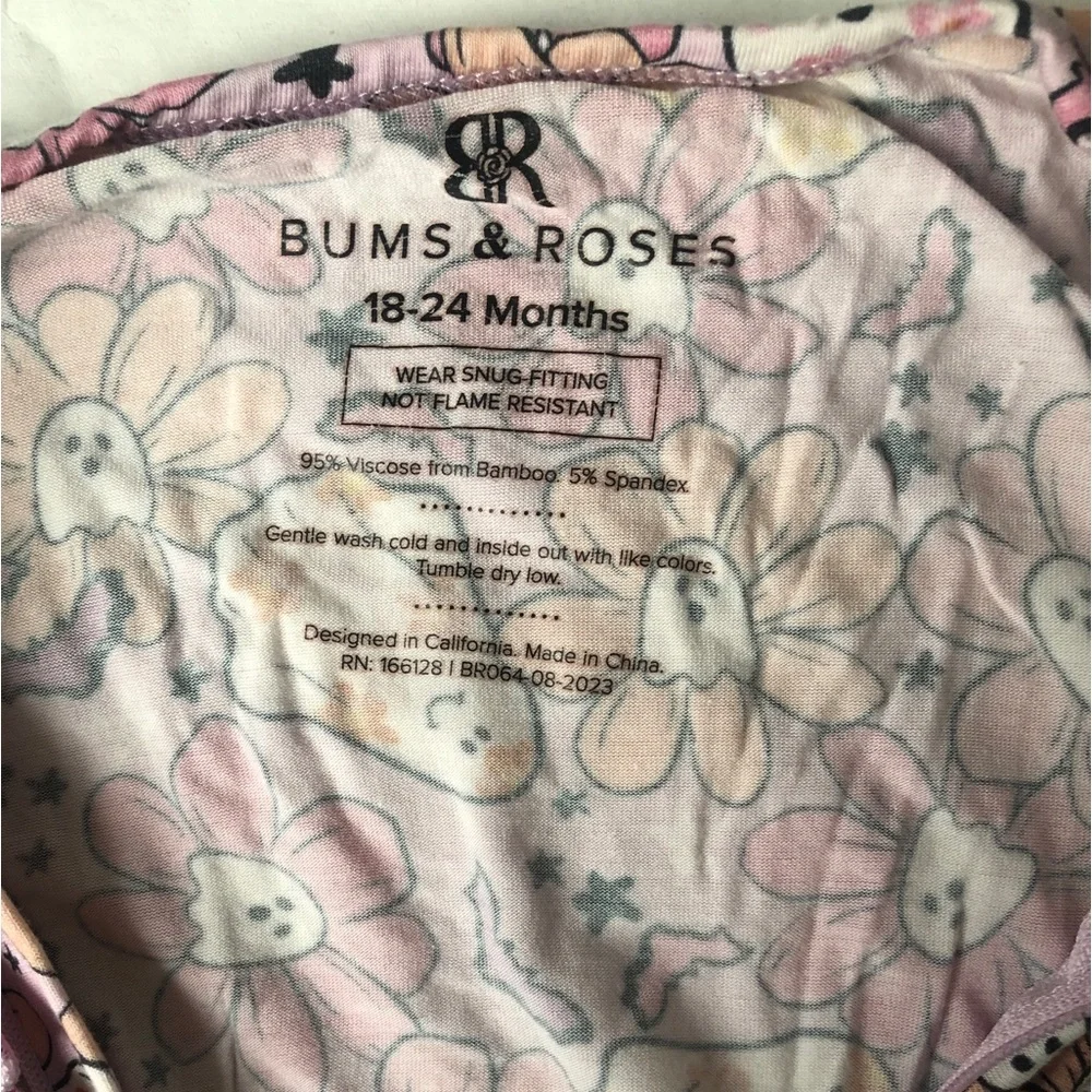 Bums and Roses Girls Zippy 18-24M